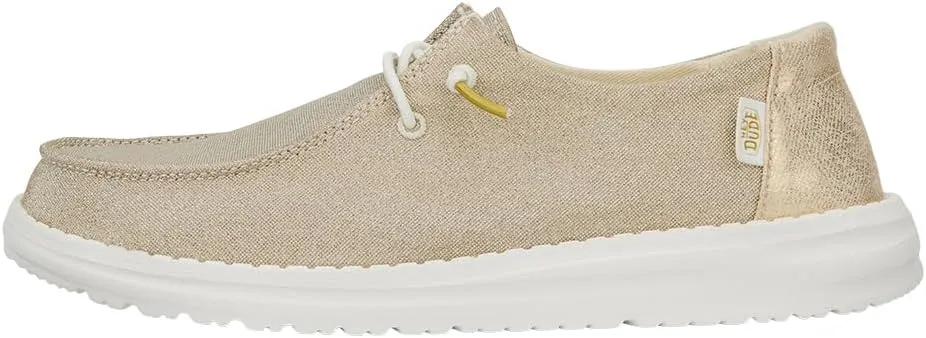 Hey Dude Wendy Metallic Sparkle Charcoal