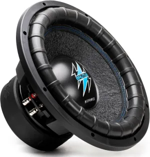 Hifonics BRW12D4 2000 Watts 12 Inch Brutus Car Audio Subwoofer with Heavy Gauge, Powder Coated, Aluminum Die-Cast Basket, Dual 70 Oz Magnet, 3 Inches Voice Coil - Dual 4 Ohm - 12 in