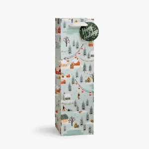 Holiday Village Gift Bag (Wine)