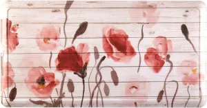 Home Dynamix Cat Cora Printed Embossed Gentle Step Anti-Fatigue Kitchen Mat, 19.6"x39.3", Floral
