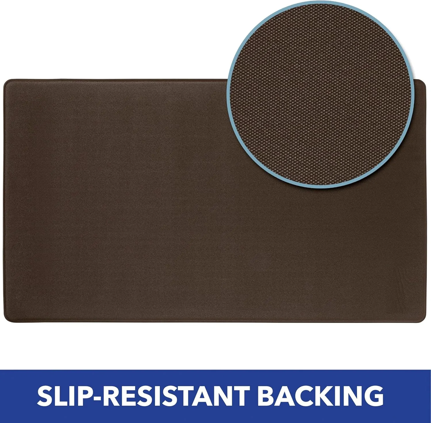Home Dynamix Cozy Living Home Sweet Home Farmhouse Buffalo Check Border Runner Anti-Fatigue Kitchen Mat, Non-Slip Floor Mat, Padded Standing Desk Mat, Grey/Green, 17.5"x55"