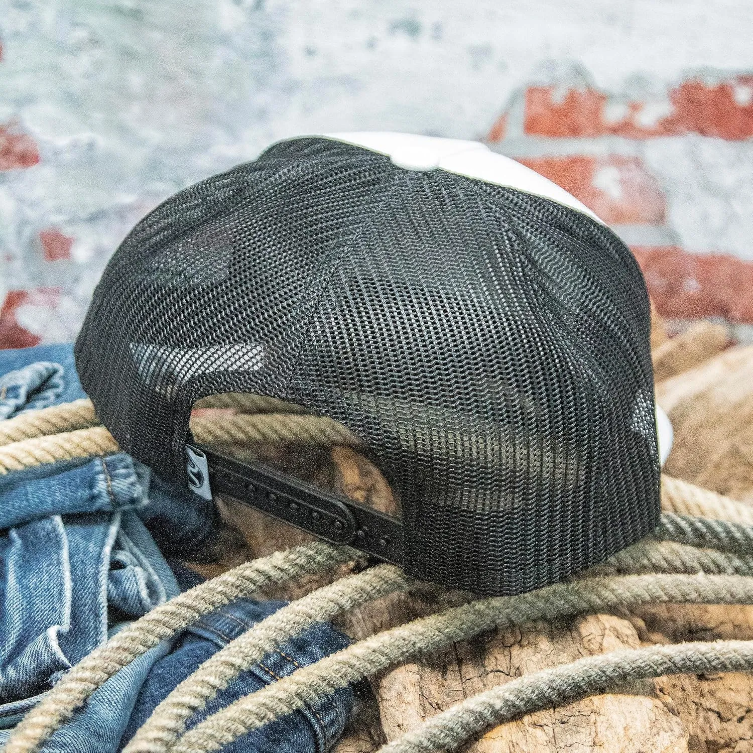 HOOEY Cactus Ropes Adjustable Snapback Trucker Mesh Back Hat