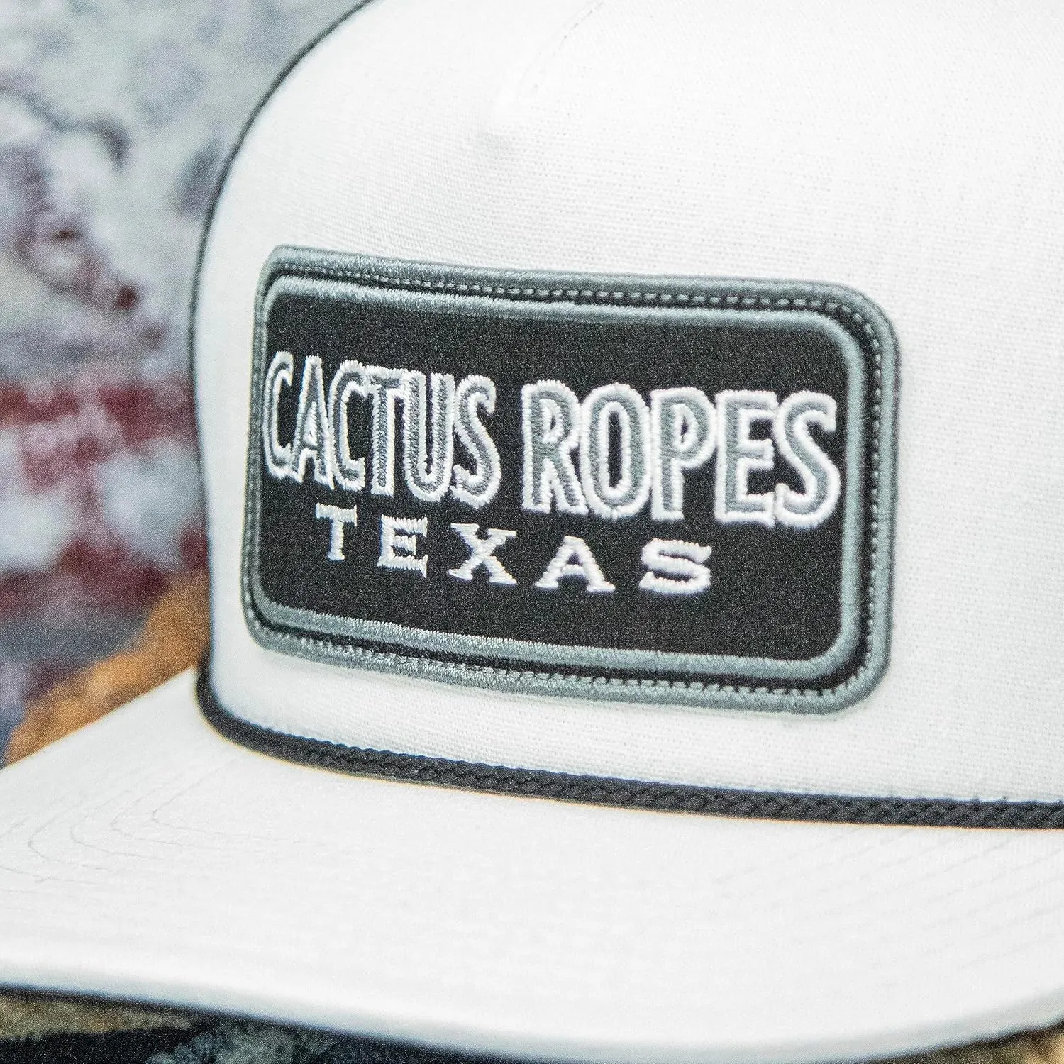 HOOEY Cactus Ropes Adjustable Snapback Trucker Mesh Back Hat