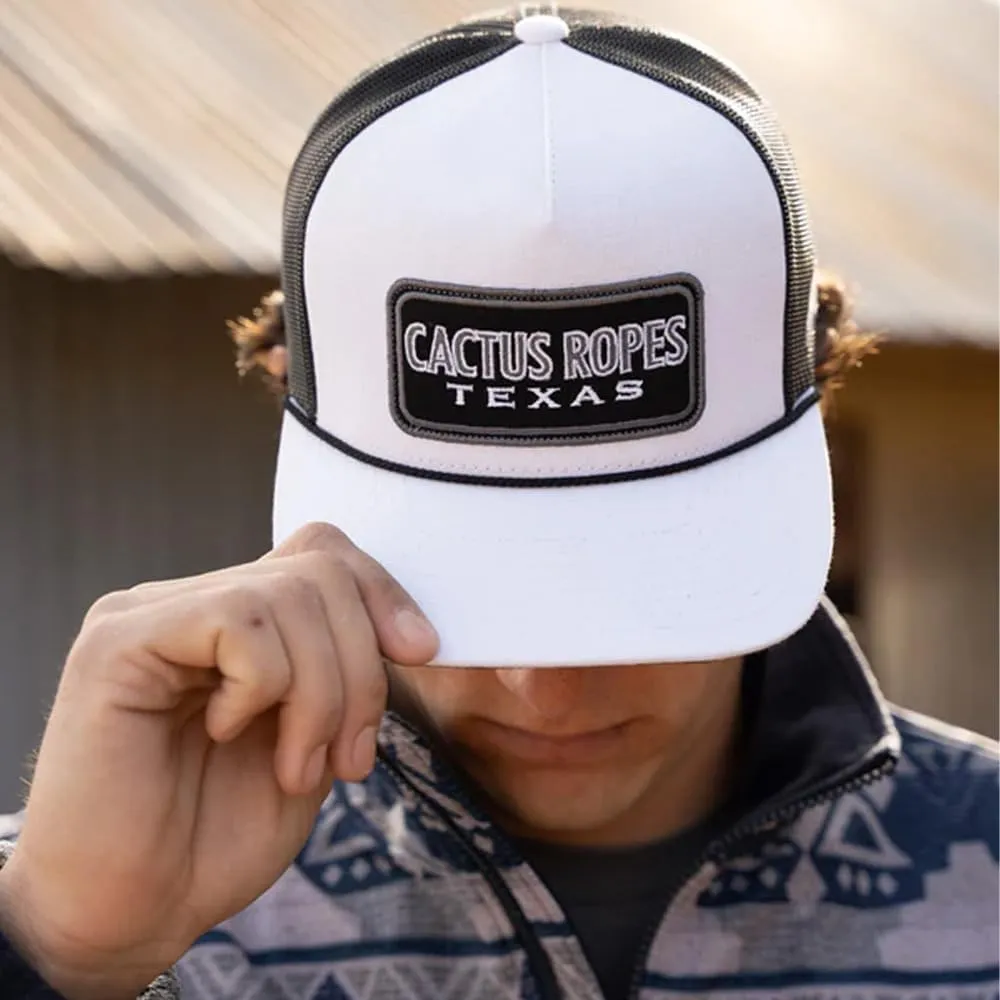 HOOEY Cactus Ropes Adjustable Snapback Trucker Mesh Back Hat