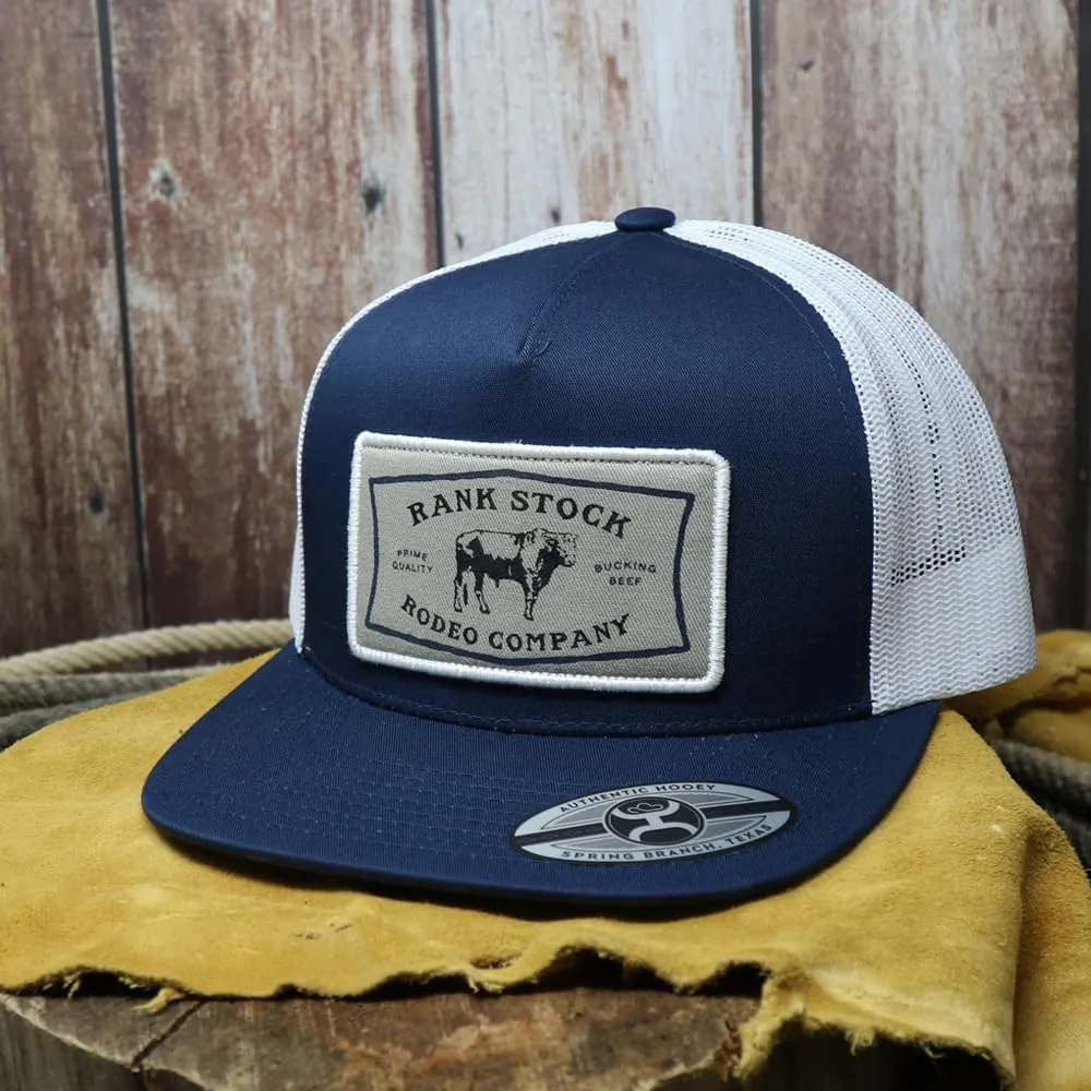 HOOEY Rank Stock Adjustable Snapback Mesh Back Trucker Hat