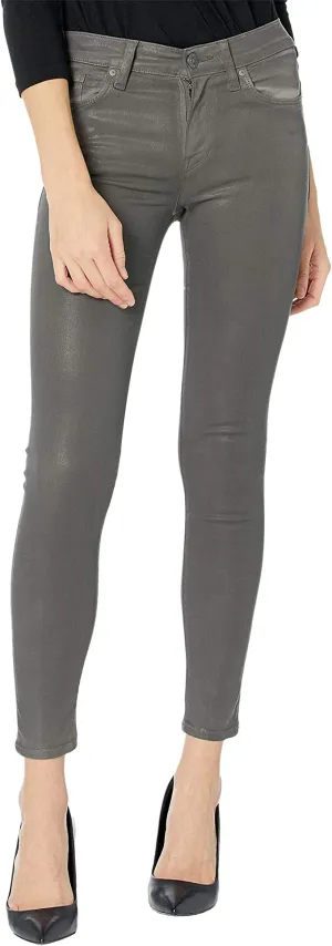 HUDSON Jeans Nico Mid-Rise Super Skinny in High Shine Dark Slate High Shine Dark Slate 32 28