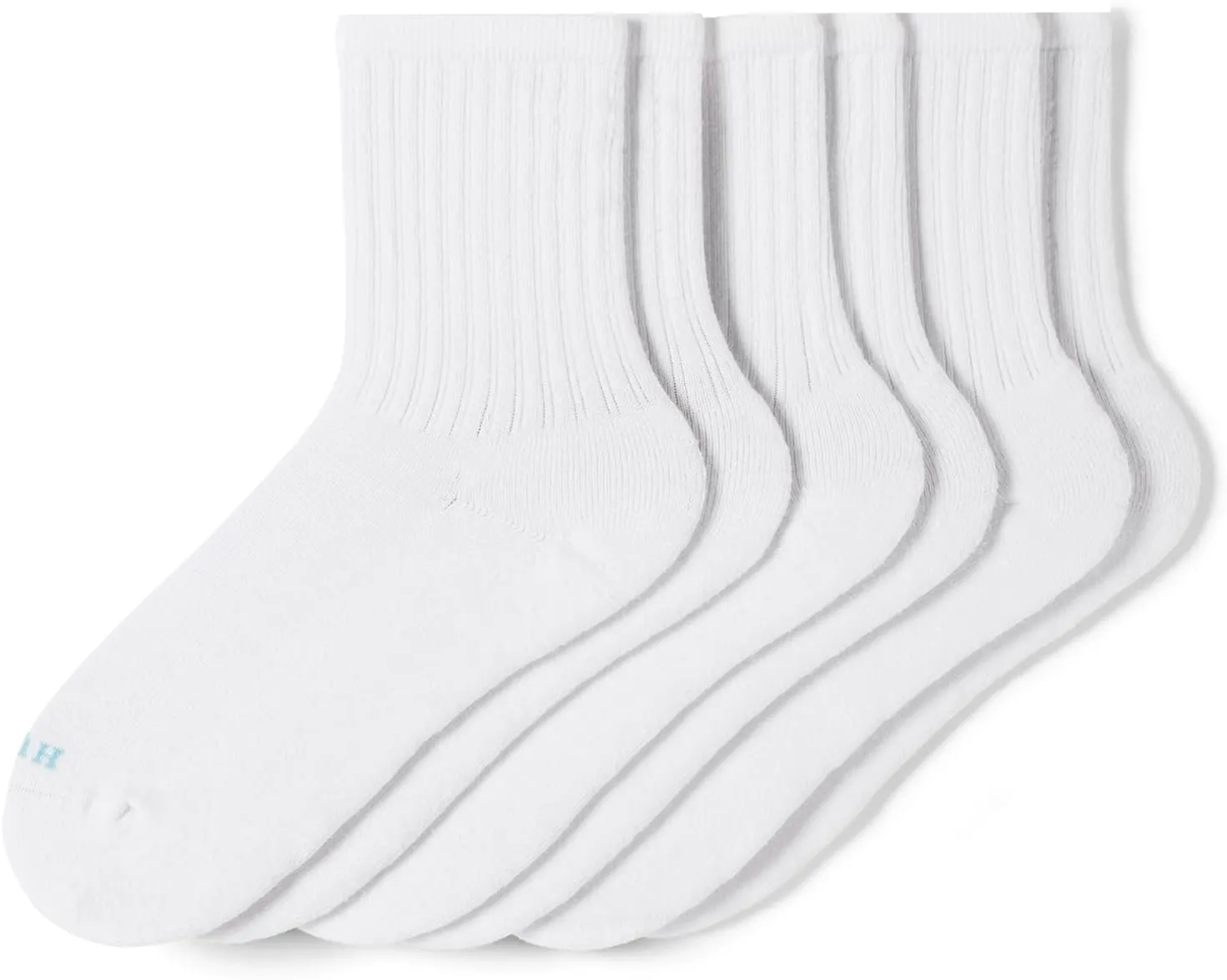 HUE Women's Air Cushion Crew Sock 3 Pair Pack