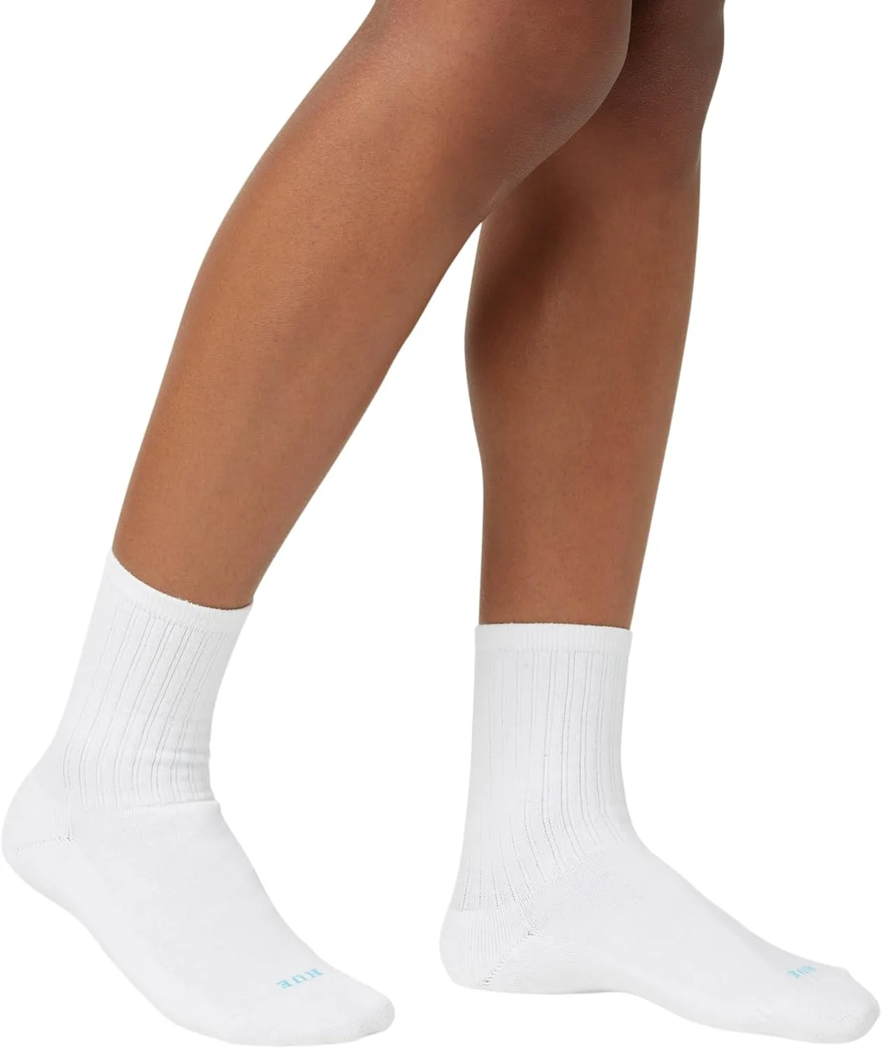 HUE Women's Air Cushion Crew Sock 3 Pair Pack