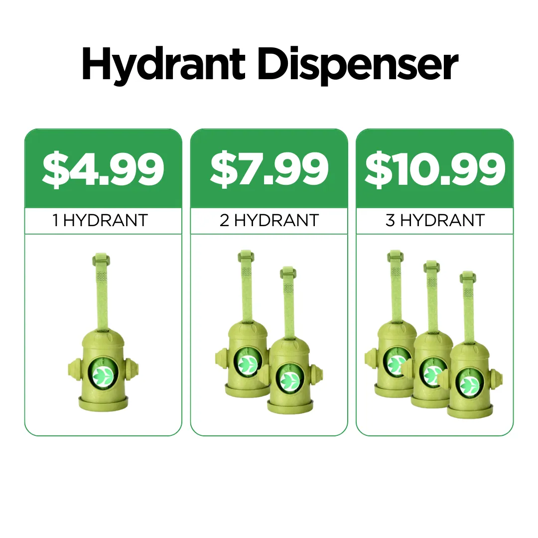 Hydrant Dispenser   Leash Roll Poop Bags