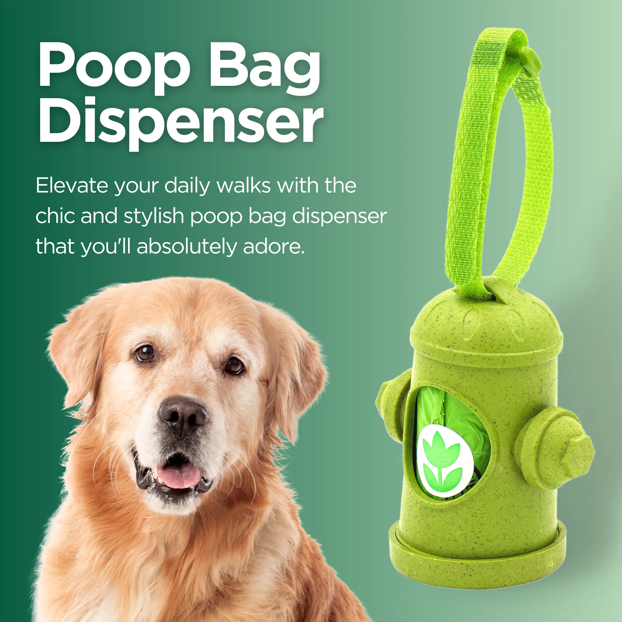 Hydrant Dispenser   Leash Roll Poop Bags