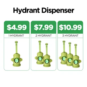 Hydrant Dispenser   Leash Roll Poop Bags