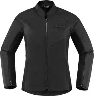 ICON Women's Hooligan Perf Jacket - Stealth - 3XL 2822-1335