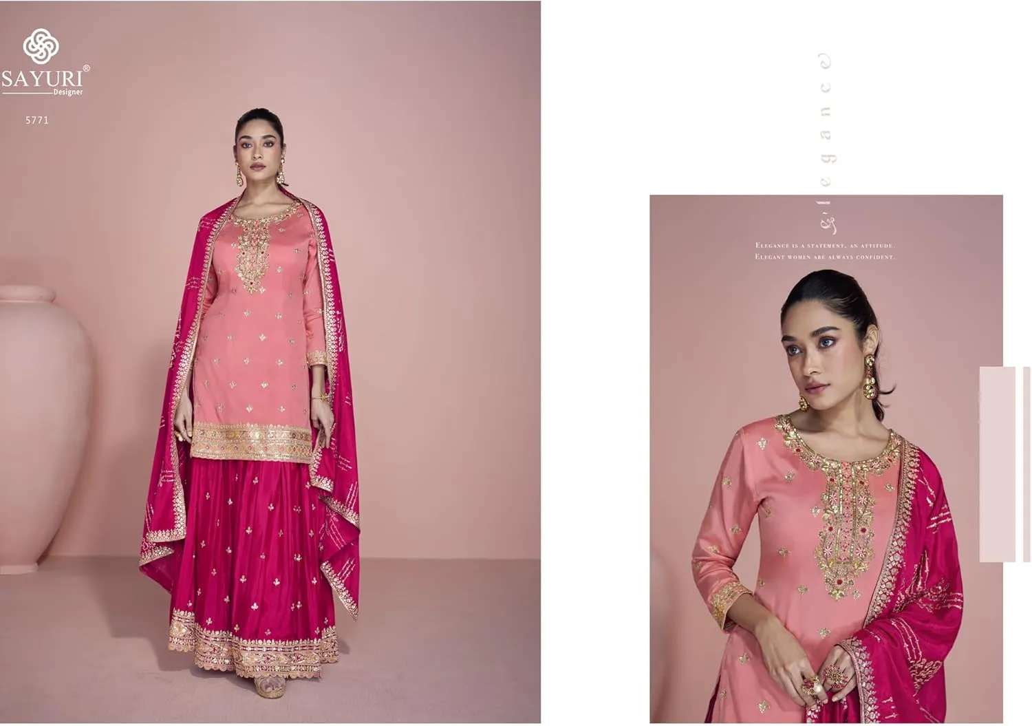 Indian Pakistani Ready to Wear Ethnic Wear Sewn Beautiful Salwar Kameez Sharara Suits