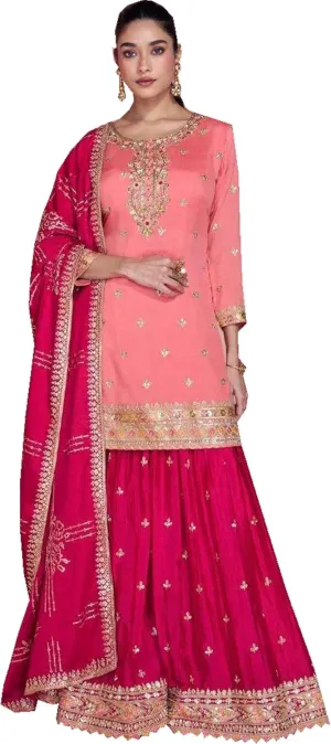 Indian Pakistani Ready to Wear Ethnic Wear Sewn Beautiful Salwar Kameez Sharara Suits