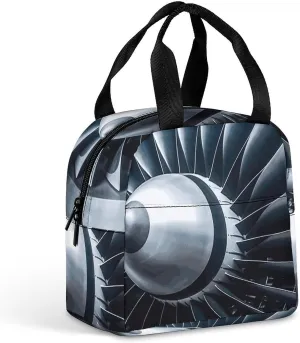 Insulated Lunch Bags Jet Engine Lunch Bag for Women Men Insulated Lunch Box for Work Picnic Travel