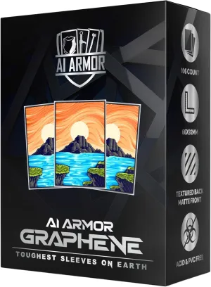 (Island) - 100ct Textured Matte TCG/MTG Art Sleeves by Ai Armor (Graphene)