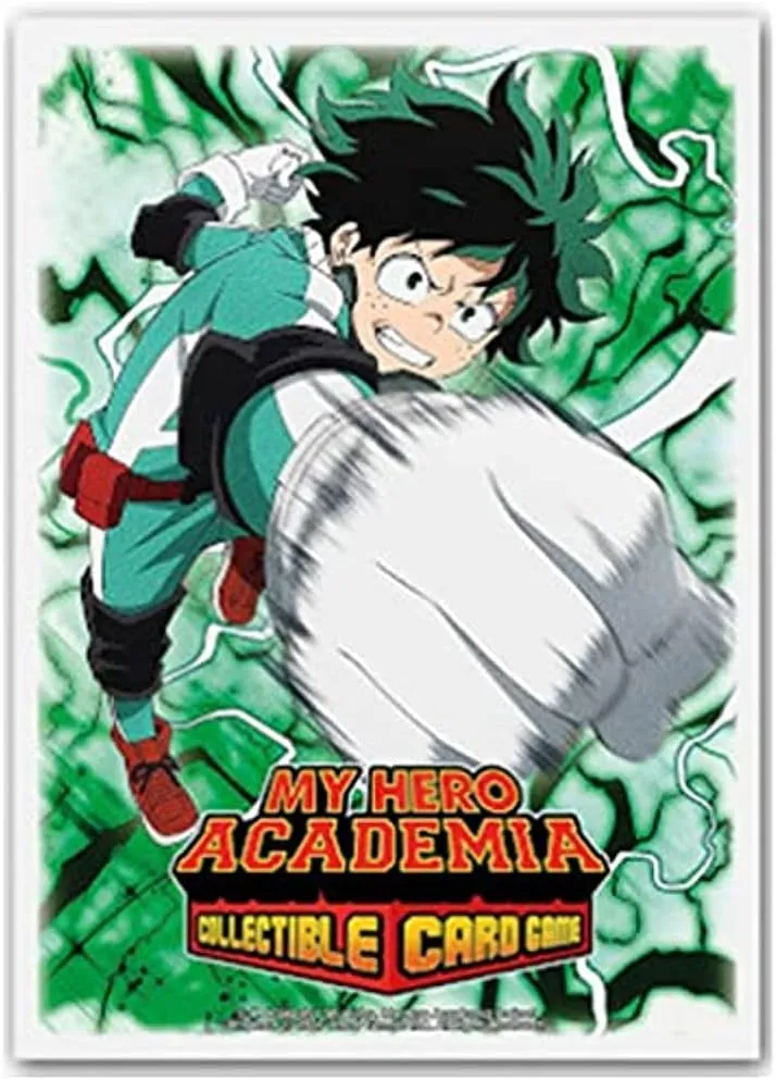 Jasco My Hero Academia Collectible Card Game Card Sleeves | 100 Dragon Shield Art Sleeves | Card Game Holder | PVC and Acid-Free | Designed for Use with TCG and LCG Games | Made
