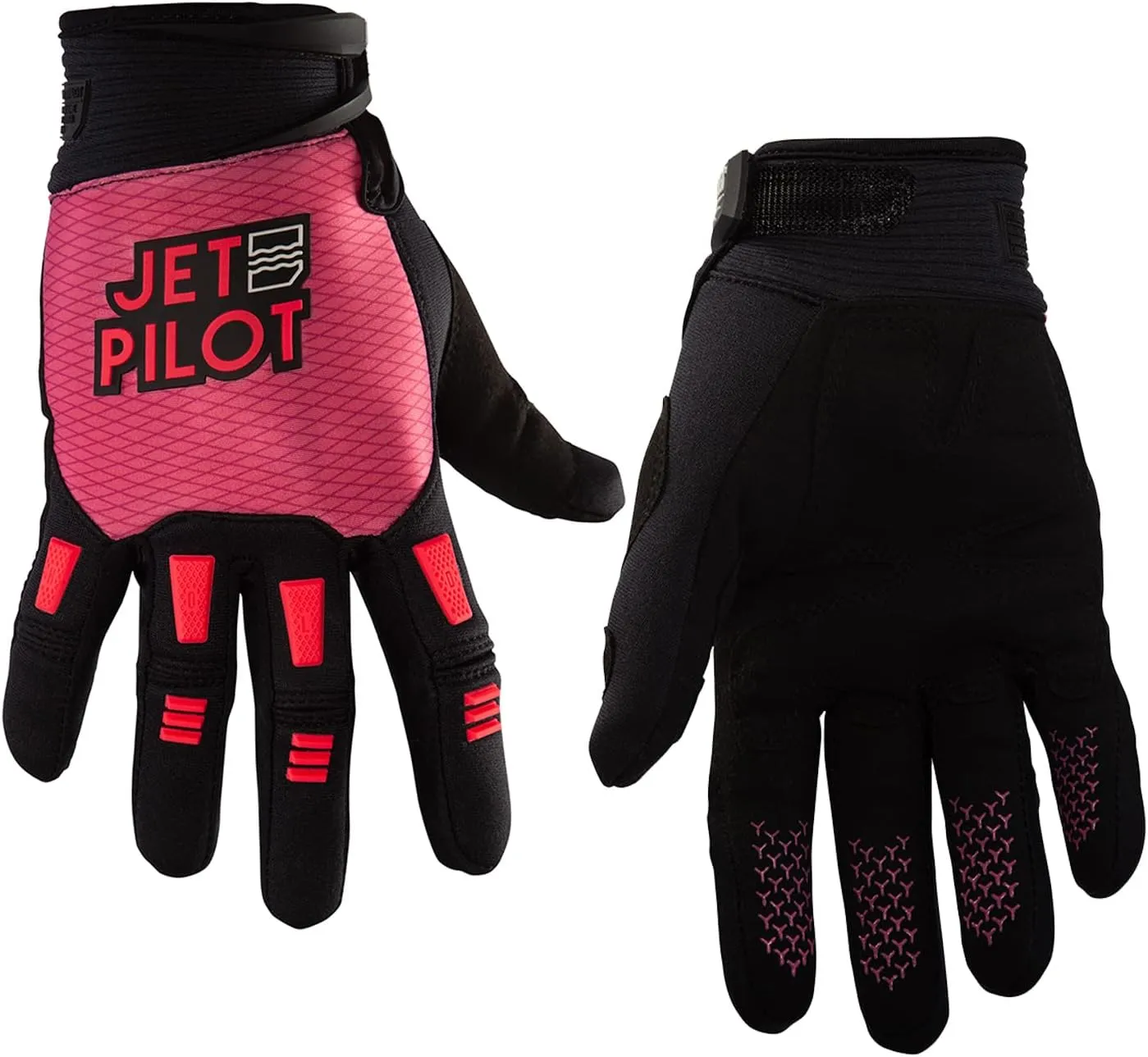 Jetpilot Hold Fast Full Finger PWC Glove - High-Intensity Water Sports: Jet Skiing, Kayaking, Windsurfing, Kiteboarding, Sailing, Stand Up Paddle Boarding, Personal Water Craft