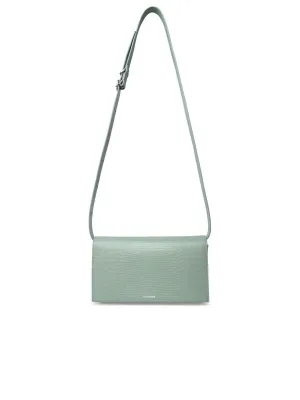 Jil Sander 'All Day' Pastel Green Calf Lear Bag