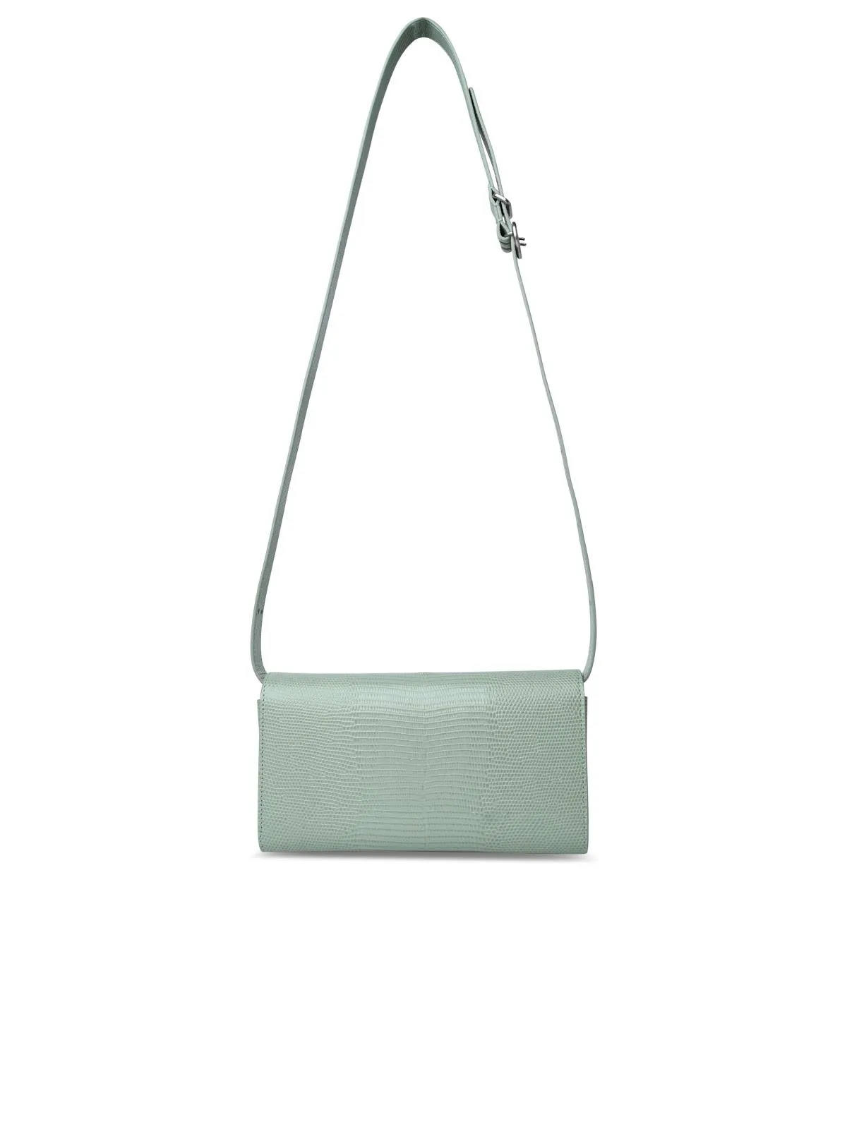 Jil Sander 'All Day' Pastel Green Calf Lear Bag