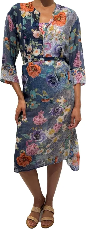 Johnny Was Sunrise Handkerchief Dress - CSW0322-A (Small, Multi)