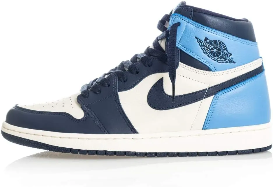 Jordan Mens Air 1 Retro High OG 555088 140 Obsidian/University Blue - Size 11