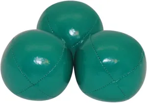 Juggling Balls Professional Style Set of 3 - How to Juggle Kit with Bean Bags for Juggling for Beginners with Vibrant Colors, Great Feel, Ultra Durable (Green)
