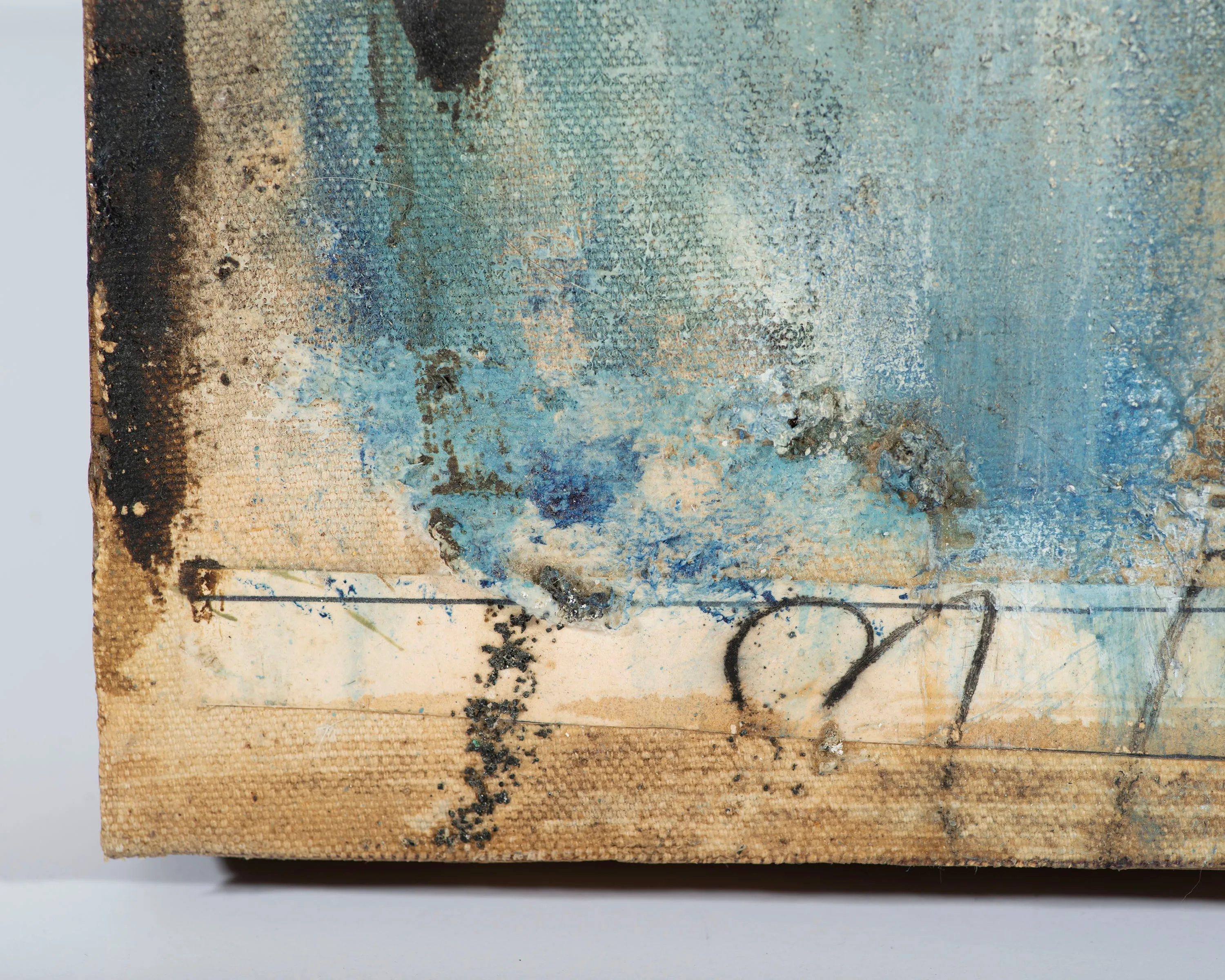 Juliet Holland Signed 2004 “Asoko 39” Mixed Media Wall Assemblage