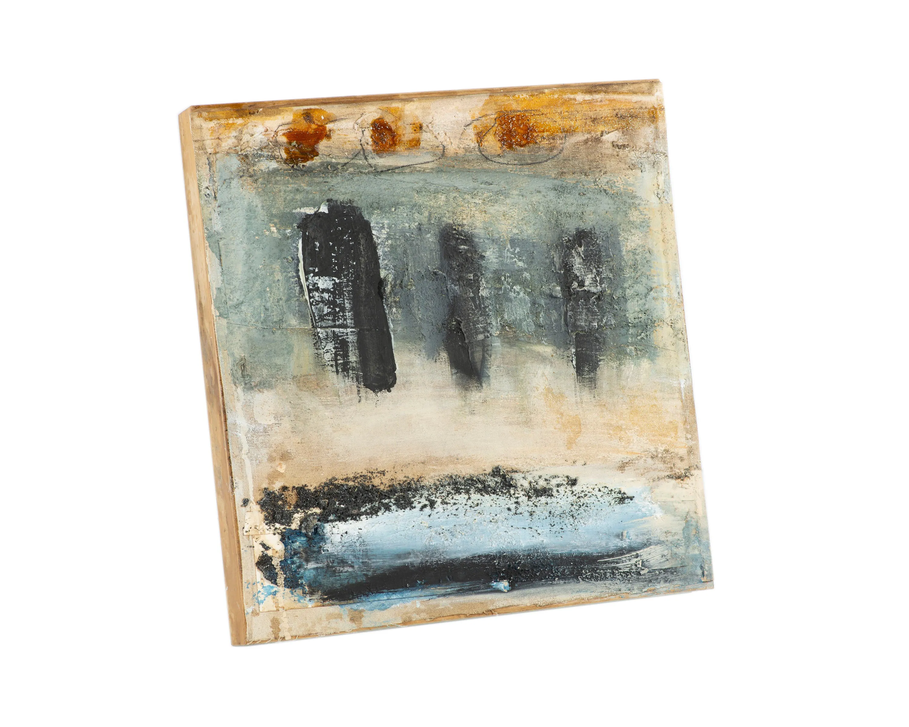 Juliet Holland Signed 2004 “Asoko 41” Mixed Media Wall Assemblage