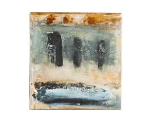 Juliet Holland Signed 2004 “Asoko 41” Mixed Media Wall Assemblage