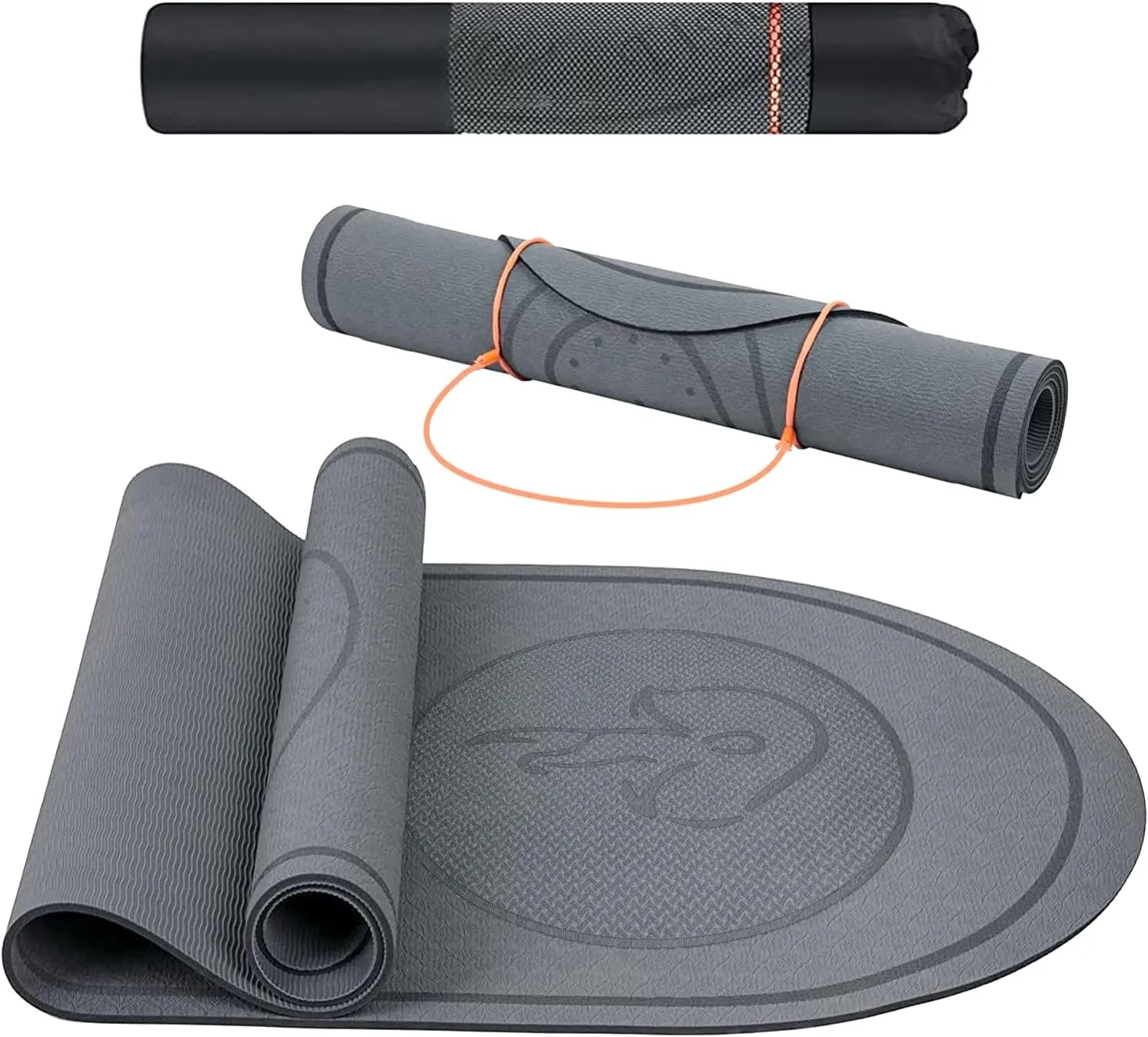 Jump Rope Mat 71"/63"x24" Larger Non-Slip Indoor Outdoor Exercise Fitness Mat, High-Density Workout Shock Absorption for Home Gym Flooring Concrete Jumping Rope