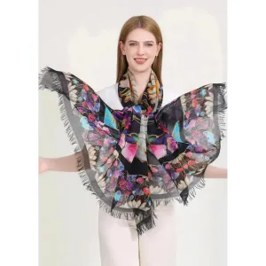 Kaleidoscope - Hand Painted Luxury Silk Scarves
