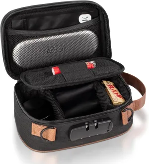 KIBAGA Discrete Smell Proof Odorless Bag With Easy Use Combination Lock - The Perfect Stash Container, Medicine Box And Storage Case For Your Accessories That Blocks Out Smells And Strong Odors