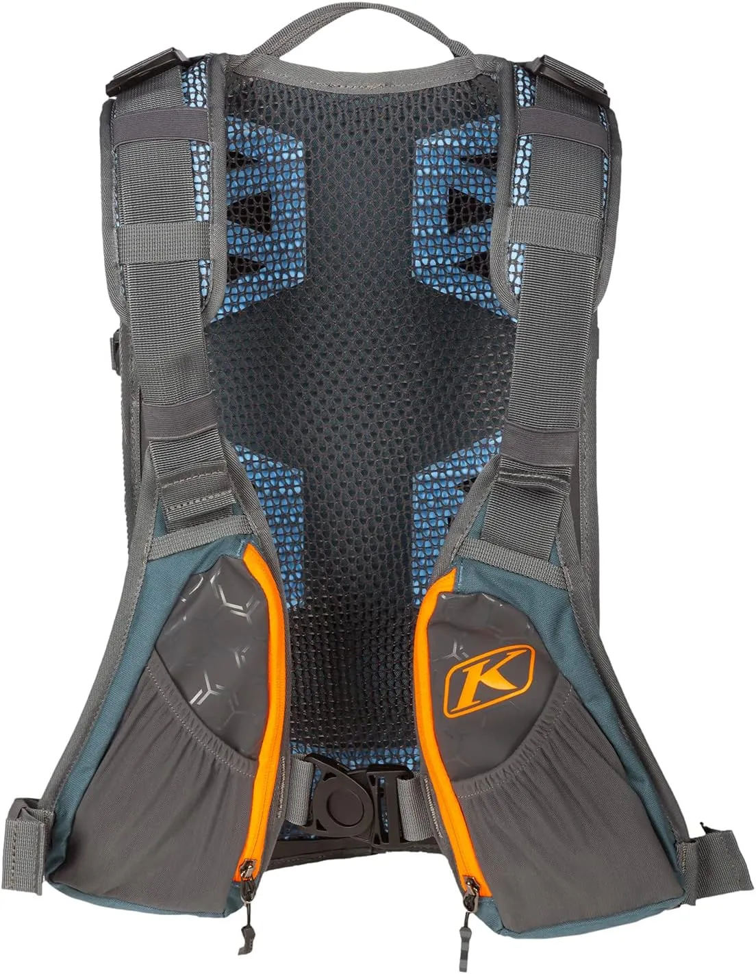 KLIM Arsenal 15 Motorcycle Backpack Petrol - Strike Orange