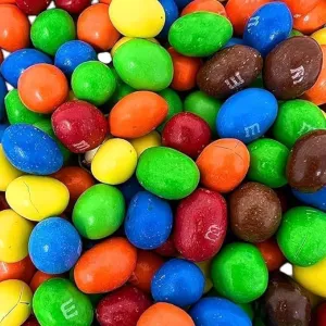 Klub Bulk Peanut M&Ms-1.5 lbs Chocolate Coated Peanut Candy Dipped American Candy Bulk Pantry Party Size Resealable Wholesale Bag (24 Oz)