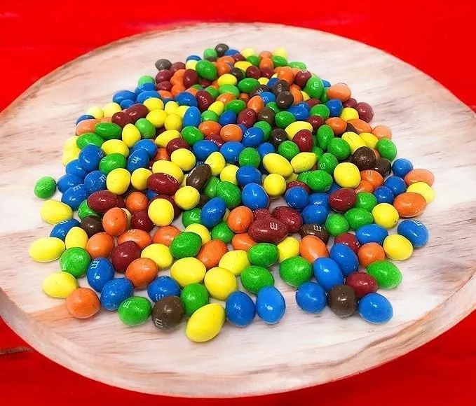 Klub Bulk Peanut M&Ms-1.5 lbs Chocolate Coated Peanut Candy Dipped American Candy Bulk Pantry Party Size Resealable Wholesale Bag (24 Oz)
