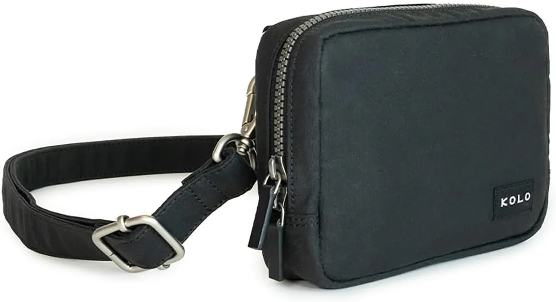 Kolo Myles Shoulder Sling Bag, Cross-Body Shoulder Strap, Organic Waxed Cotton Canvas