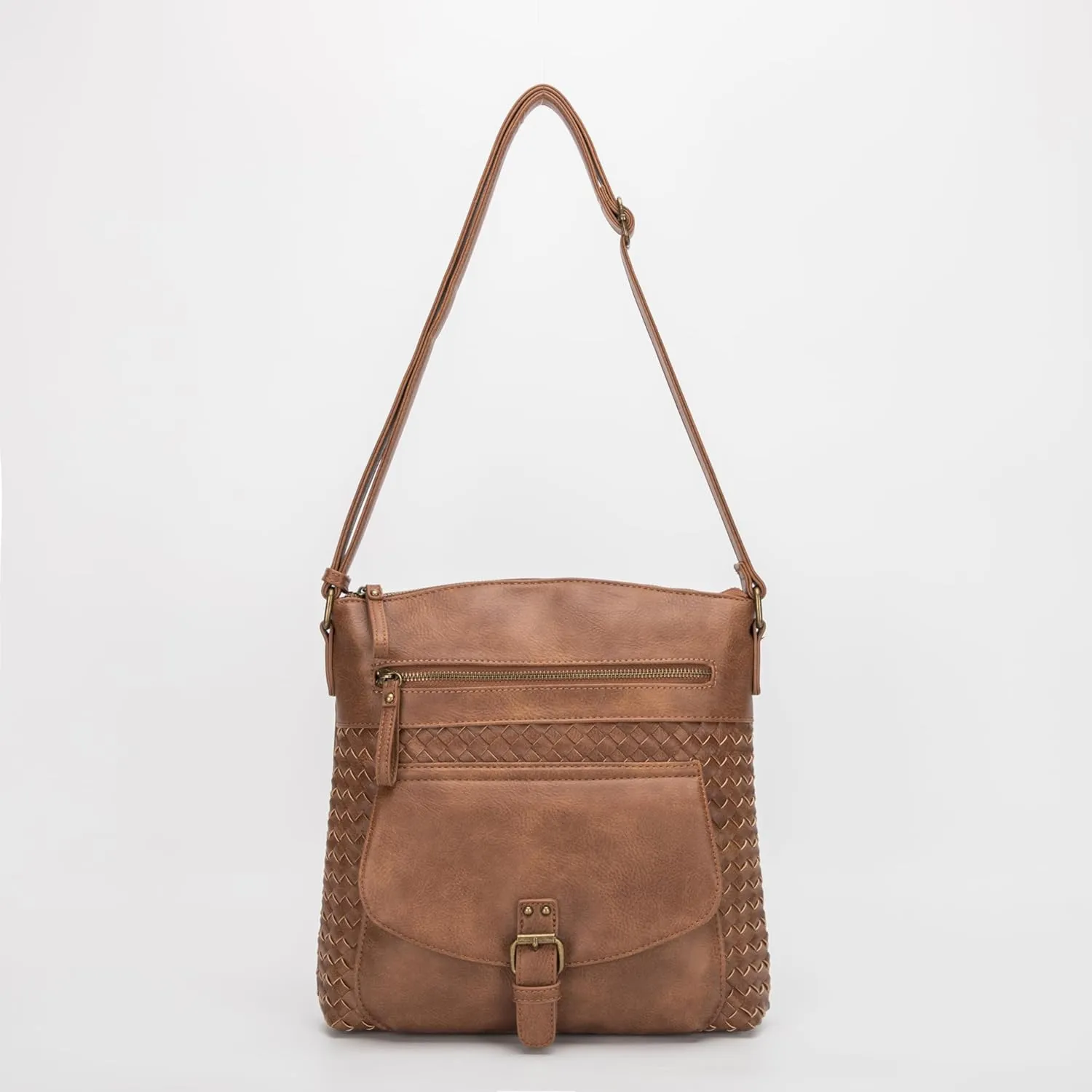 KouLi Buir Crossbody Purses for Women - PU Leather Shoulder Handbags Sling Bag Crossboby Bags Medium Multi Pockets