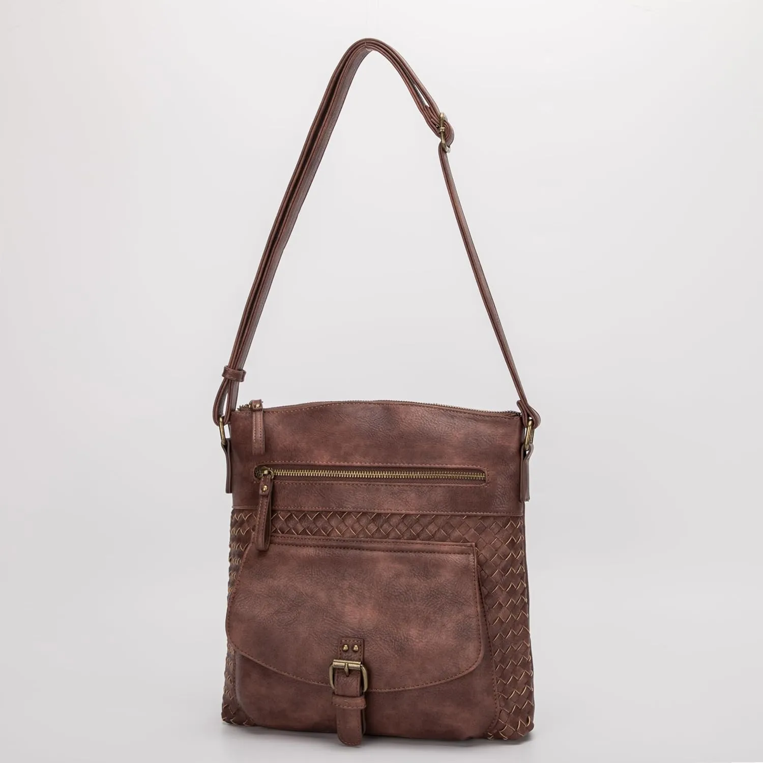 KouLi Buir Crossbody Purses for Women - PU Leather Shoulder Handbags Sling Bag Crossboby Bags Medium Multi Pockets