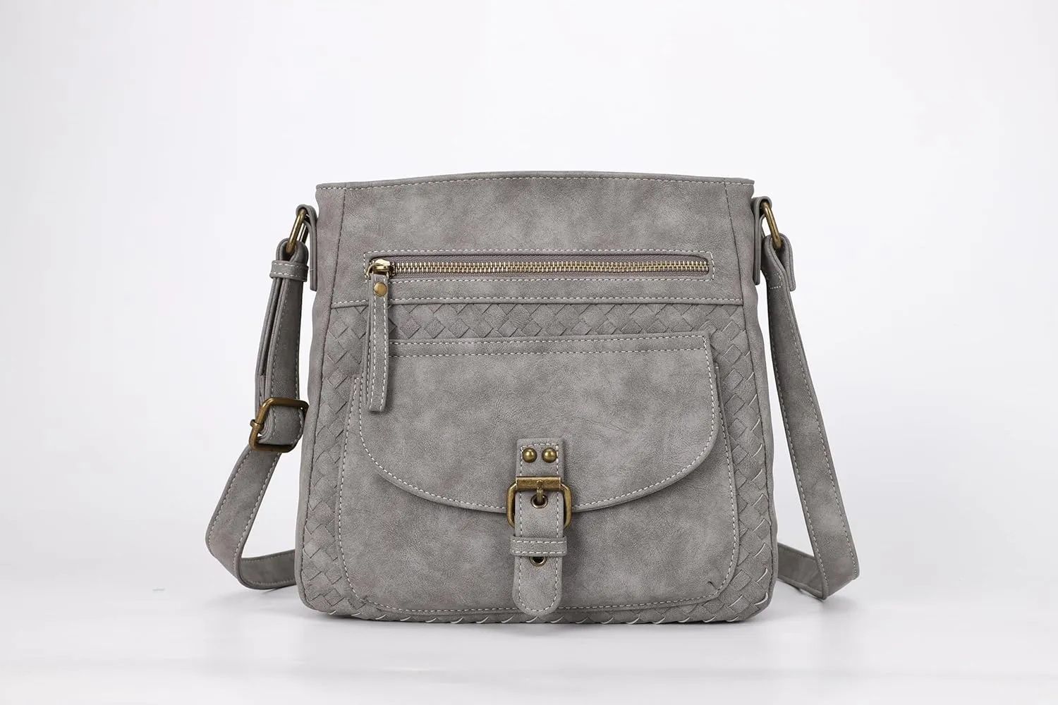 KouLi Buir Crossbody Purses for Women - PU Leather Shoulder Handbags Sling Bag Crossboby Bags Medium Multi Pockets