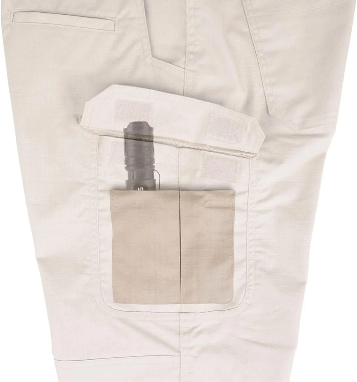 LA Police Gear Men's Battle Rattle Stretch Cargo Pants, Durable Ripstop Tactical Pants for Men, Stretch Waistband EDC Pants