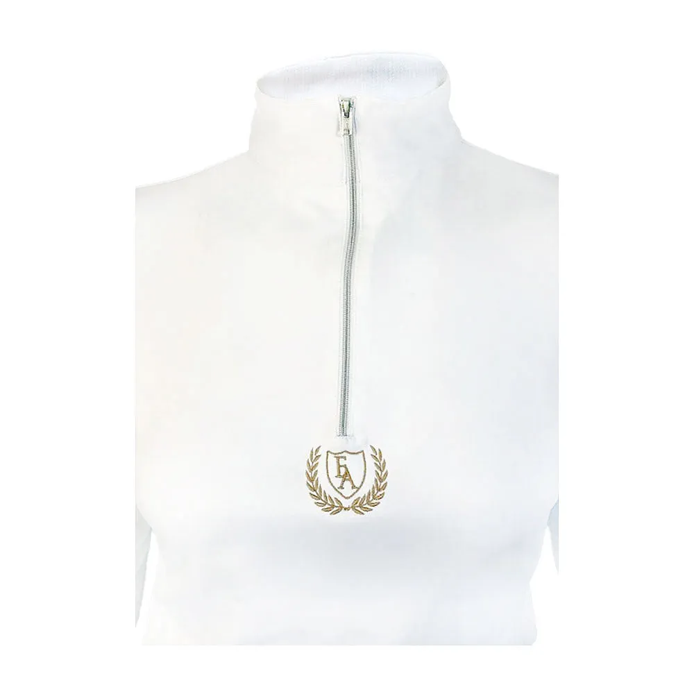 Ladies EA Ventilated Zip Shirt