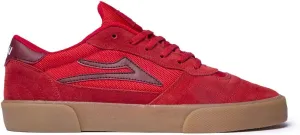 Lakai Cambridge Mens Skate Shoes, Red/Burgundy Suede, 5