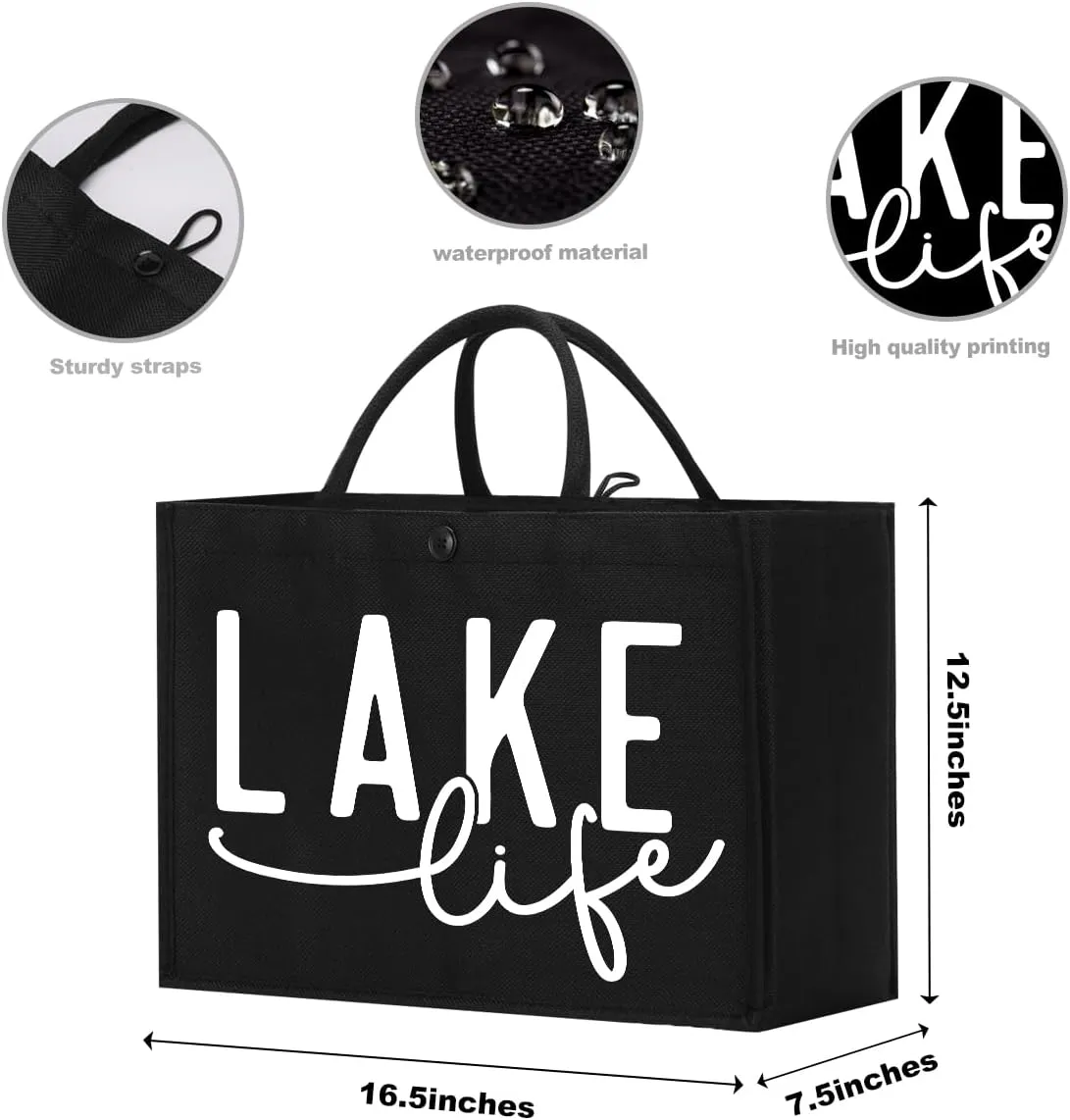 Lake Life Tote Bags for Women Lake Life House Gifts