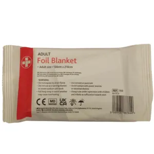 Large Foil Blanket 1.3m x 2.1m