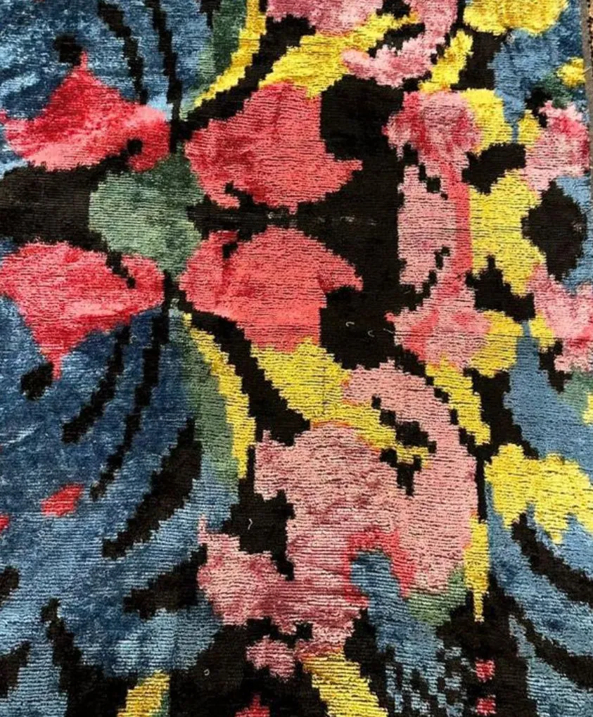 Large Tote Ikat Handle
