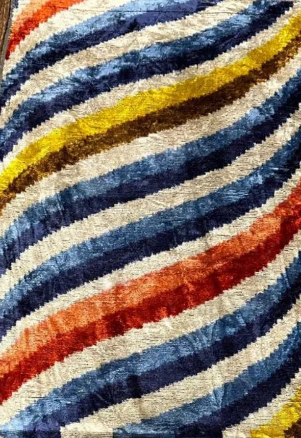 Large Tote Ikat Handle