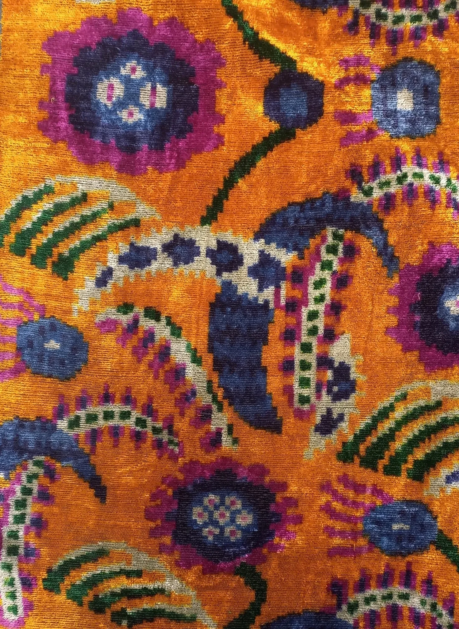 Large Tote Ikat Handle