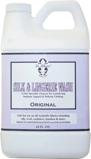 Le Blanc® Original Silk & Lingerie Wash – Luxury Laundry Cleanser for Delicates - 64 oz. (1 pack)