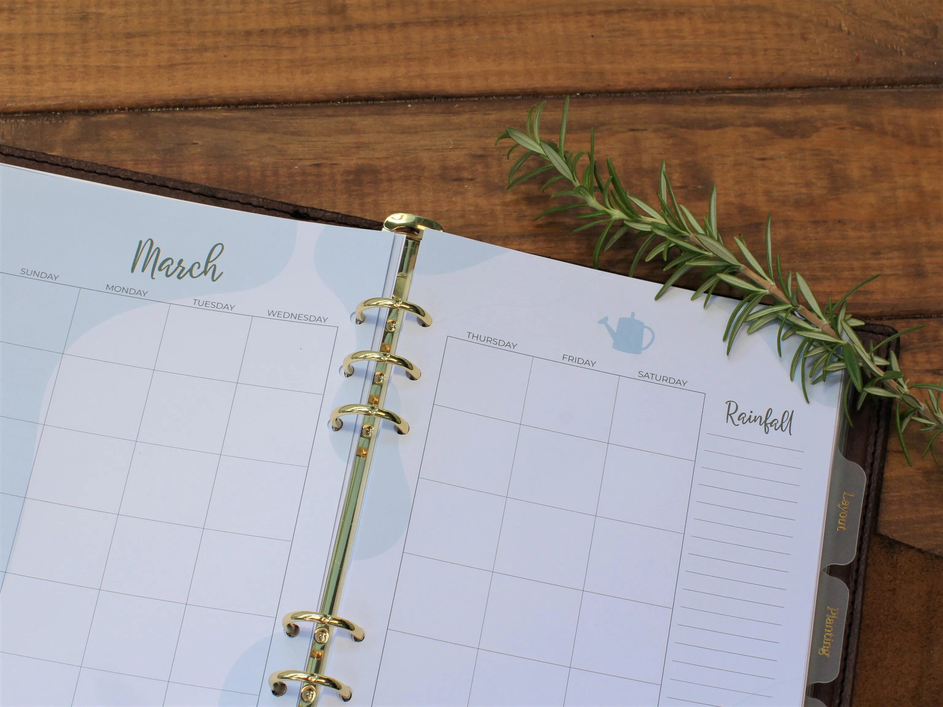 Leather Gardening Journal Gift Set ⎹ Garden Journal ⎹ Large Gift Box